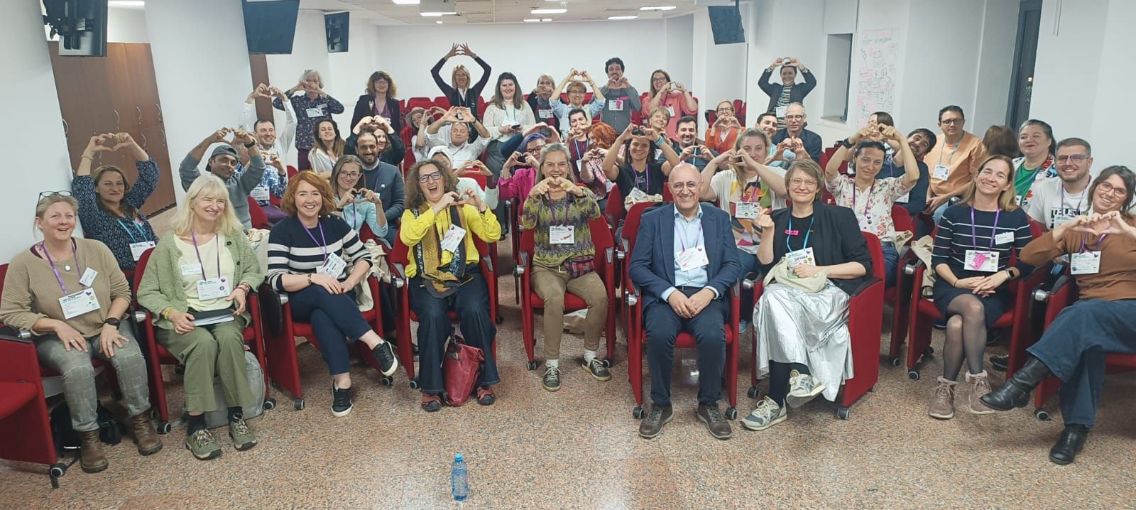 Les membres de l'IAF présents à la réunion de Bucarest