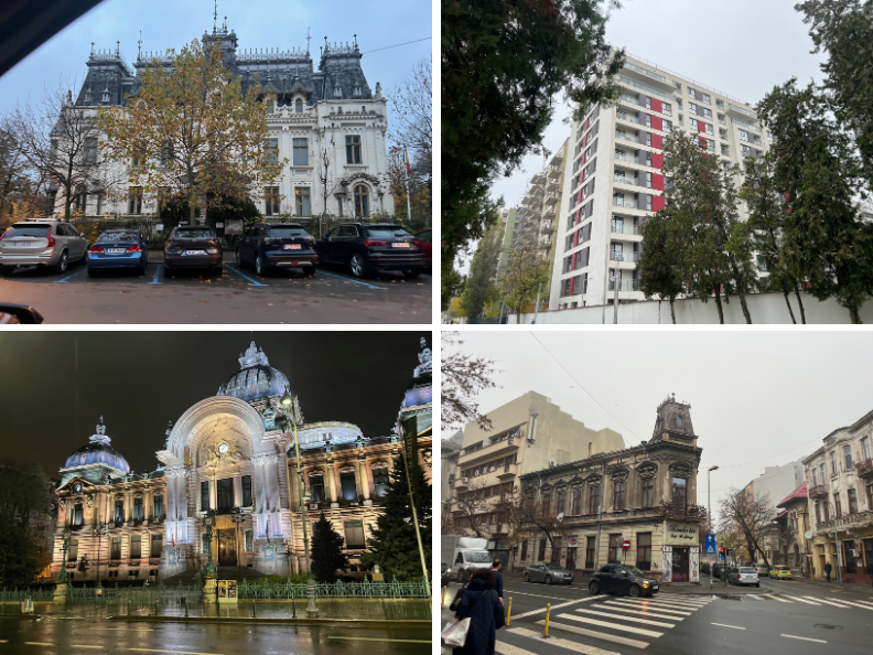 Quatre images de Bucarest, entre histoire et transformation